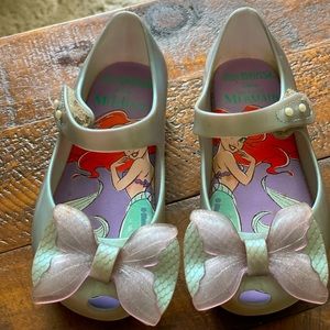 Mini Melissa Ariel flats Size 9